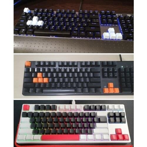 G32B 9 Keys PBT Backlit Keycaps WASD/ESC/Direction With Key Cap Puller For MX Switches Mechanical Keyboard