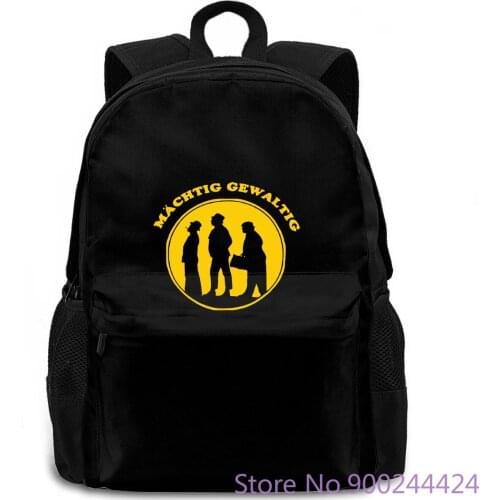 Herren Oldschool adult Gangsters Schwarz Olsenbande Funshir Mens Print women men backpack laptop travel school adult