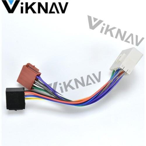ISO Radio Adapter Cable for SSANG YONG 2005+ for DAEWOO 1997+ Wiring Harness Adaptor connector Plug 12-005