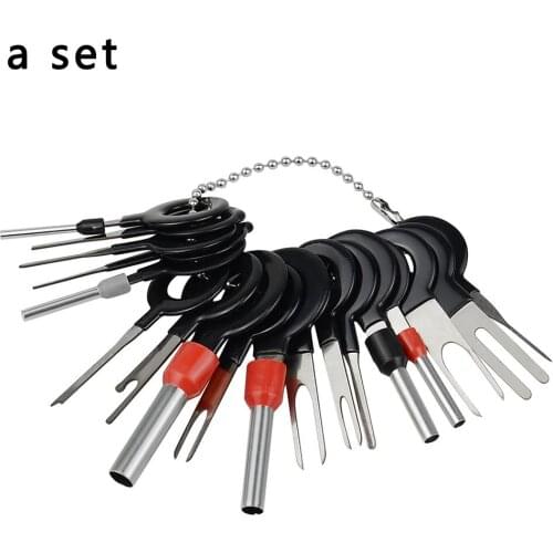 41Pcs Car Terminal Removal Kit Wiring Crimp Connector Pin Extractor Puller Terminal Car Repair Professional Tools