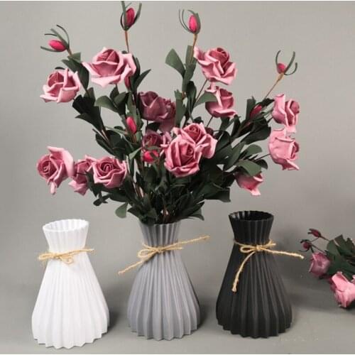 Creative Vases Anti-ceramic Vases Wedding Modern Decorations Rattan-like Unbreakable Simplicity Home Decoration 1