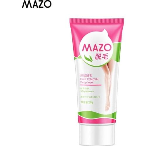 MAZO Hair Removal Cream Painless Hair Remover Armpit Legs Arms Skin Care Body Care Depilatory Cream 60g For Men Women Smooth