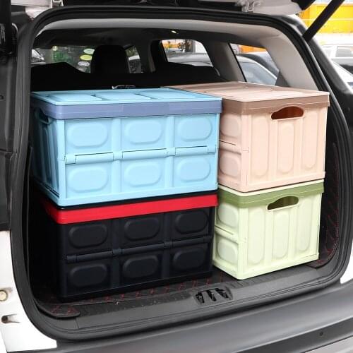 LEEPEE Car Trunk Organizer Foldable Large Cargo Food Storage Car Styling Multifunctional Car Storage Box Stowing Tidying