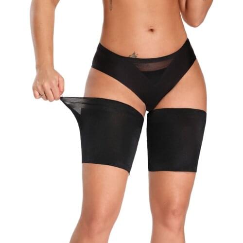 Summer Anti Friction Thigh Band Smoothness and Silky Two Anti-slip Silicone Strips Prevent Inner-thigh Chafing Comfort Dropship