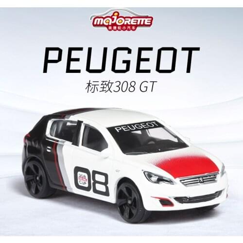 Majorette 1/64 Peugeot 308gt Metal Die-cast Simulation Model Cars Toys