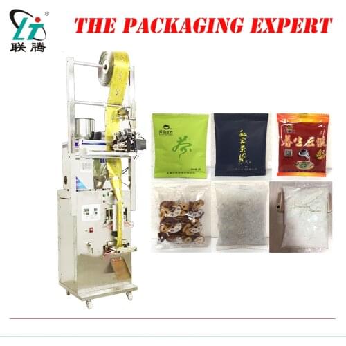 Back Seal Herb Filling And Weighing Machine Tea Leaf Powder Grain Medicine Seed Salt Rice Snacks Medlar Packing Sealing Machine