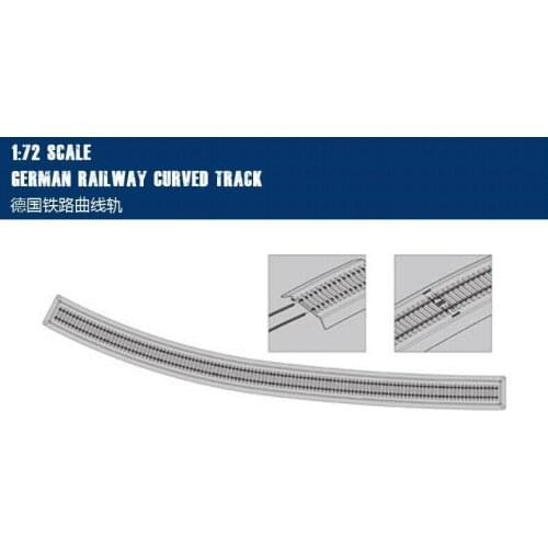 Hobbyboss 82910 1/72 GERMAN RAILWAY CURVED TRACK RAILWAY CURVED TRACK HB