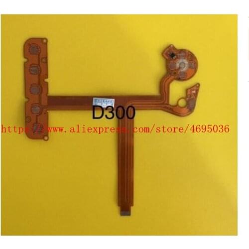 New For Nikon D300 Rear Shell LCD Flex Cable Back Cover Menu Function Button Cable Unit Repair Parts