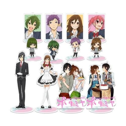 NEW Anime Horimiya HORI-san To MIYAMURA-kun OVA Miyamura Izumi Hori Kyoko Decor Acrylic Stand Figure Model Display Plate Desktop