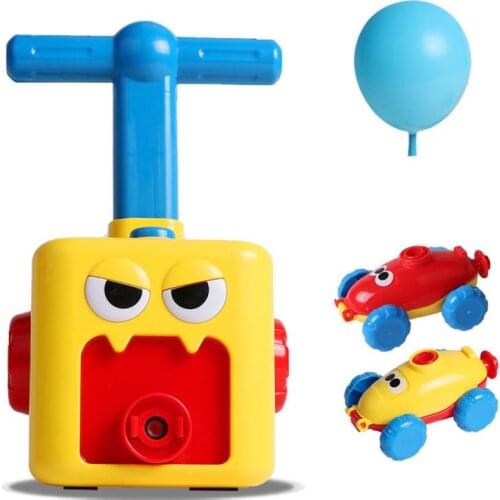 New Fun Inertia Balloon Powered Car Toys Aerodynamics Science Inertial Power Experiment Kids Gifts Puzzle High Quality TOP 2020