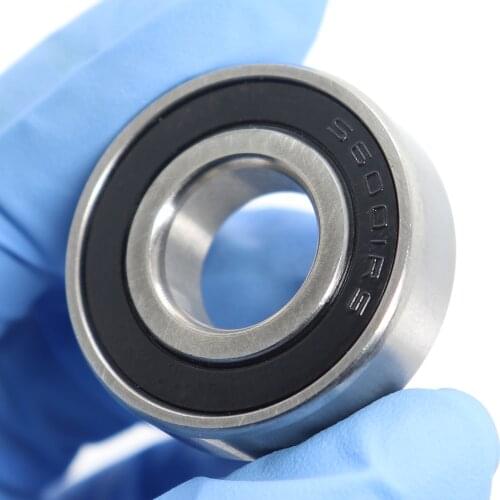 Bearings 6001-2RS ( 1 PC ) 12*28*8 mm Bicycle Hub Wheel Hybrid 440C Stainless Steel Rings With Si3N4 Ceramic Balls Bearing S6001