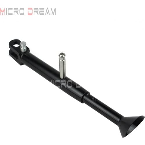 Motorcycle T-6 Aluminum Black Kick Stand Adjustable Kickstand Side Stand for Kawasaki Ninja 250R EX250 2008-2012