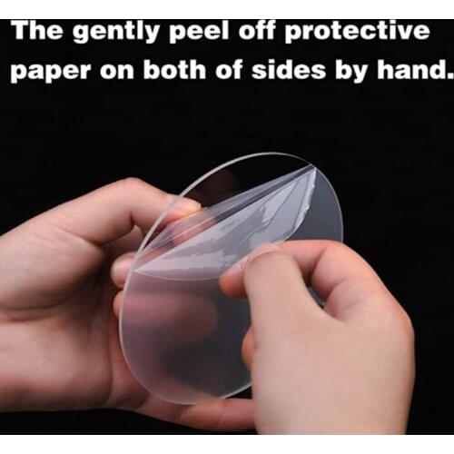 Diameter 7.5cm Clear Acrylic Keychain Blanks 30 Pcs Clear Round Acrylic Ornaments with Hole Used to Make Key Chains A5KE