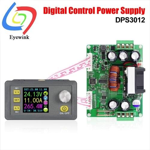 DPS3012 Constant Voltage current Step-down Programmable Power Supply module buck Voltage converter LCD voltmeter 32V 12A
