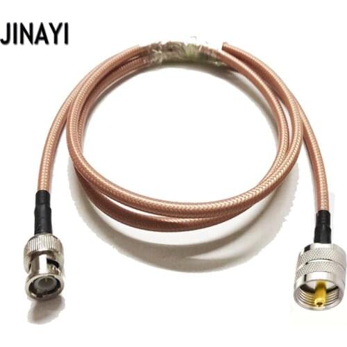 UHF pl259 Male Plug to BNC male Plug RF Pigtail Coaxial Cable RG142 1m 3m 5m 10m