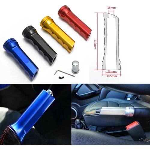 Racing Universal Auto Car Aluminium Hand Brake Sleeve High Quality Handbrake Handle Protector Cover