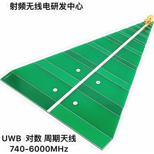 UWB Ultra-wideband Log Period Antenna 740MHz-6000MHz