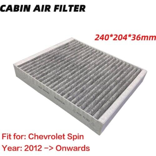 Cabin Air Filter for Chevrolet Spin (2012-Onwards) Activated High Carbon Pollen Air Filters Air Conditioner Filter 1pc