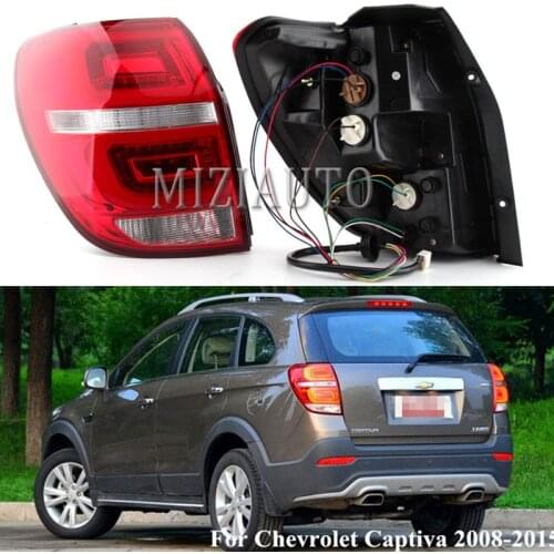 MIZIAUTO 1 Pair Tail Light For Chevrolet Captiva 2008-2015 Taillight Tail Lights Car Styling Rear Bumper Tail Light Rear Lamp