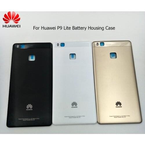 Huawei P9 Lite Battery Back Cover Original Plastic Door Housing Replacement Case For Huawei P9 Lite With Adhesive Sticker Shell