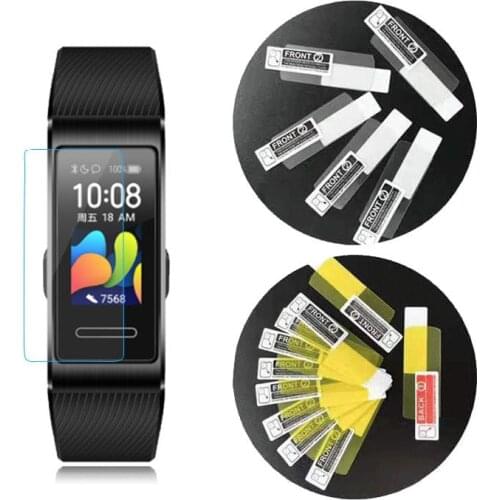 3PCS For Huawei Band 6 4 3 3e 4e pro B5 Smart Wristband Anti-shock Soft TPU HD Clear Protective Film Full Screen Protector Cover