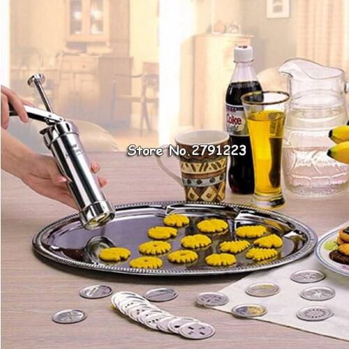 1 set Multi Pattern cookie extruder Press Machine Biscuit Maker Cake Making Decorating Gun Kitchen Tools Bakeware