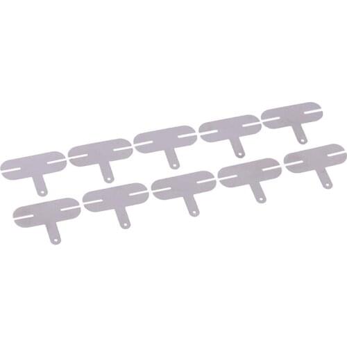 10pcs/1 Bag 18650 Power T Type Lithium Battery Nickel Sheet Nickel Plated Steel Sheet Spot Welding Nickel Film 25* 10 * 0.2(mm)