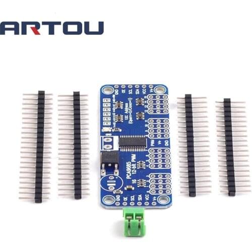 16 Channel PWM Servo Drive Plate 16-Channel 12-bit PWM/Servo Driver I2C Module