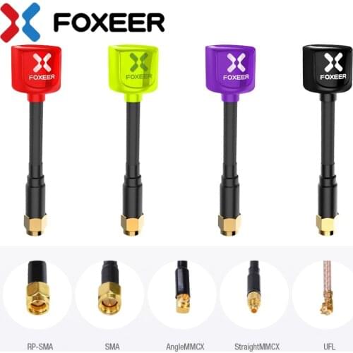 2pcs Foxeer Lollipop 3 V3 Antenna 5.8G 2.3Dbi TX RX RHCP FPV SMA RPSMA UFL Straight/Angle MMCX 7.2g FPV Antenna For RC Drone