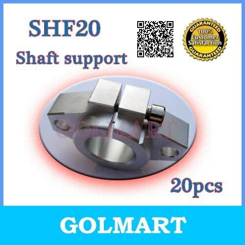 20pcs SHF20 winding shape ball joint rod end series 20mm linear bearing Support unit