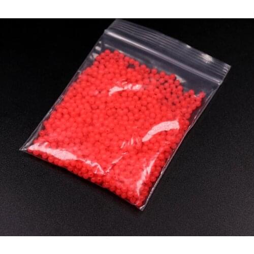 3000pcs Fishing Glow Rigging Beads Luminous Round Float Balls Stopper Hard Plastic Fishing Lure Accessories Red Green Φ3mm-Φ5mm