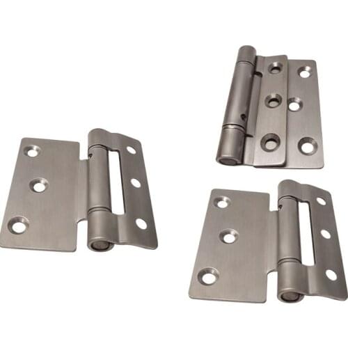4pcs 304 Stainless Steel 3-inch 2.0 Thick Fire Door Bending Hinge Invisible Wooden Door Hinge