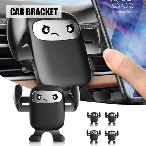 Car Mount Phone Holder Creatives Universal Air Vent Auto Interior Accessories For Smart Phone GK99