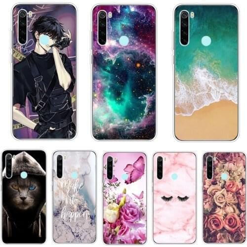 For Xiaomi Redmi Note 8 Silicone Soft Tpu Back Cover Phone Case For Xiaomi Redmi Note8T Redmi Note 8T 8 T Cases Funda 6.3