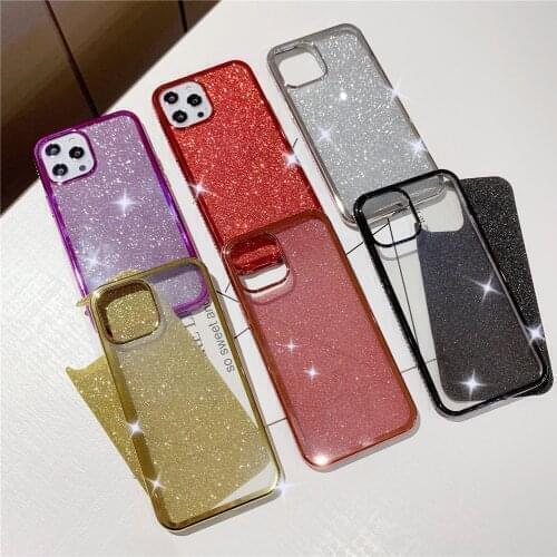 Glitter Edge Diamond Case For Xiaomi POCO X3 Pro NFC F3 10T Lite Pro 11 Cover