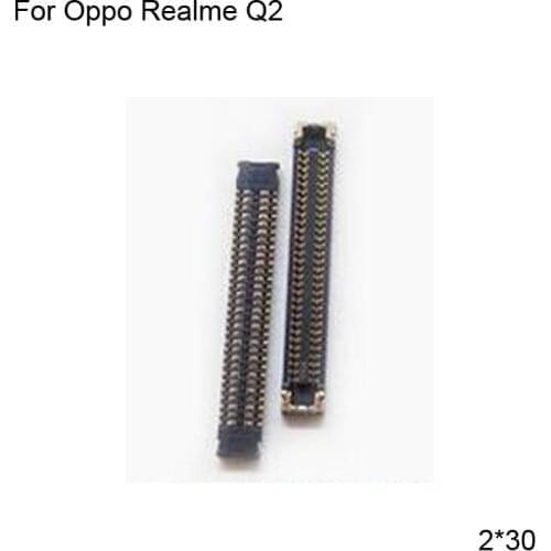 2pcs Dock Connector Micro USB Charging Port FPC connector For Oppo Realme Q2 Logic on motherboard mainboard For Oppo Realme Q 2
