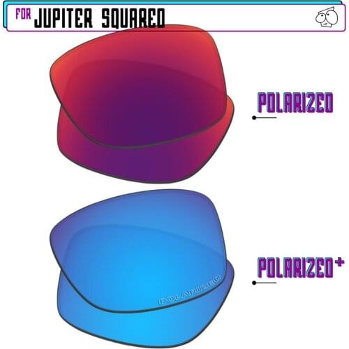 EZReplace Polarized Replacement Lenses for - Oakley Jupiter Squared Sunglasses - BlueP Plus-MidnightP