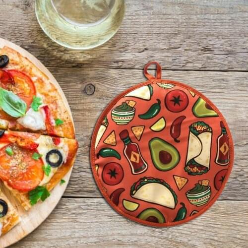 Microwave Oven Bag Flower Print Insulation Bag Creative Portable Tortilla Warmer Pouch Microwave Storage Bag Kitchen Accessories