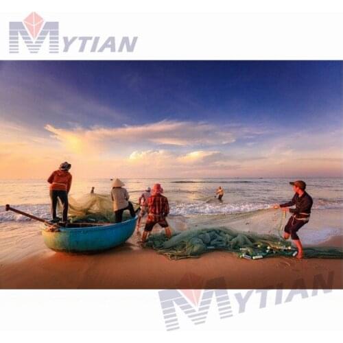 MYTIAN 5D DIY Full Drill Round &Square Diamond Painting The Fishermen Diamond Embroidery Home Decoration Mosaic Cross Stitch Kit