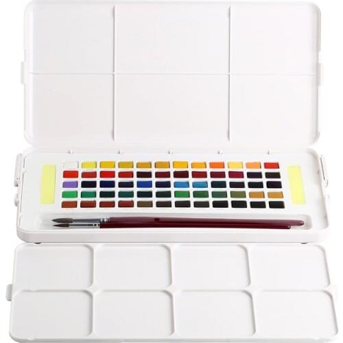 Sakura Solid paint 72 color transparent solid watercolor suit