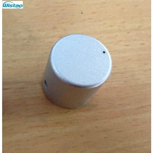 Solid Potentiometer Knob Whole Aluminum HIFI Amplifier Outer Diameter 26mm High 28mm ID 6mm Silver DIY Free Shipping