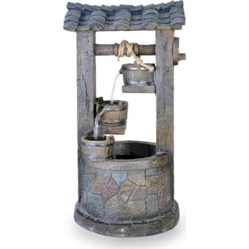 Fengshui garden and home decor resin waterfall fountain