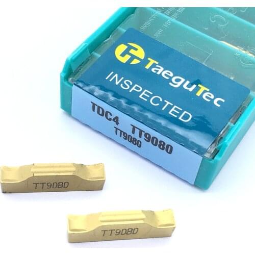 Sale 10PCS TDC4 TT9080 Grooving Carbide Inserts Cutting Lathe CNC Tools Lathe Cutter Turning Tools