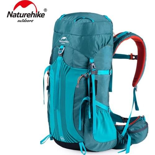 Naturehike Professional Hiking Climbing Bag Backpack With Suspension System Unisex Nylon Fabric 55L 65L 3 Colors