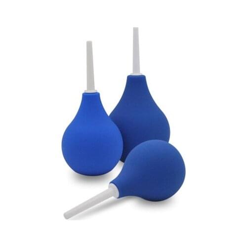 Silicone Material Large Capacity Enemator Vaginal Enema Syringe Anal Cleaner Sex Toys Anal Shower Free Shipping