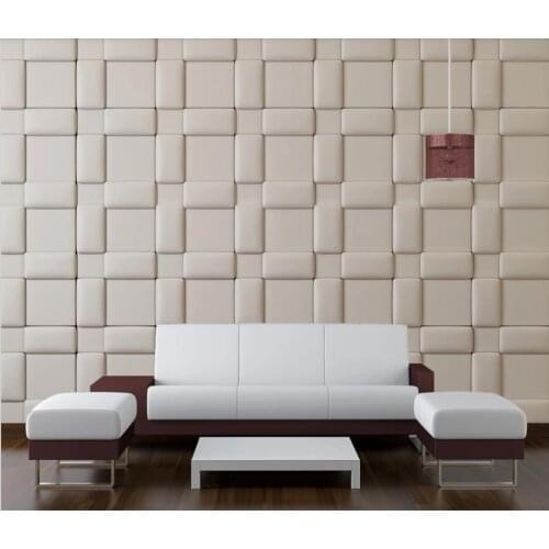Modern wallpaper for living room 3D European style soft wall mural background wall
