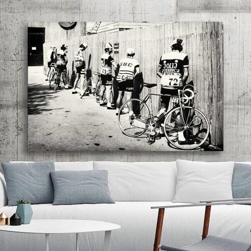 Black and White Bicycle Cyclist Print Bike Vintage Photo Poster Gift for Bathroom Decor Men Peeing Pissing Road Cycling Wall Art