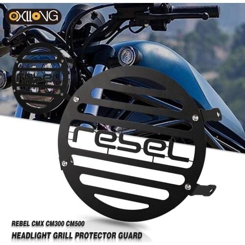 For Honda Rebel500 Rebel300 CMX300 CMX500 Rebel CMX 500 300 2020 2021 Motorcycle Headlight Guard Protector Grille Cover CM300