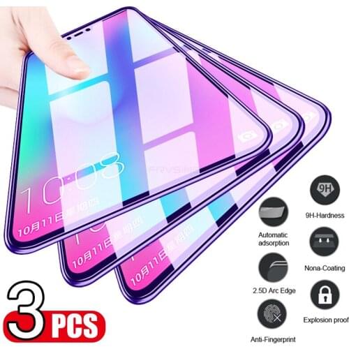 3Pcs Clear Glass for iPhone SE 2020 X XR XS Max Tempered Glass Screen Protector protective glass for iPhone 11 Pro Max 7 8 6 6s
