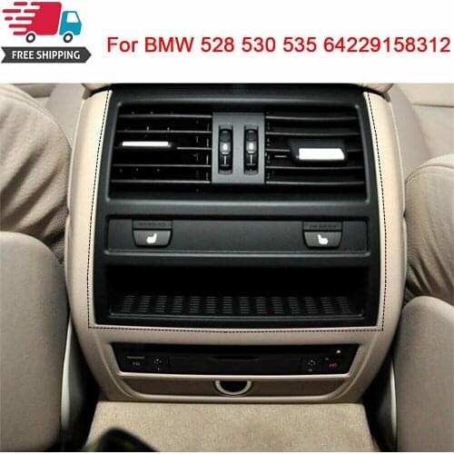 64229158312 Rear Console Grill Dash AC Air Vent Cover chrome Fit BMW 5 Series